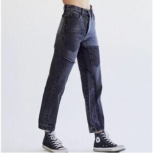REVICE Matchmaker / The One Black Jeans Size 32 Patchwork Denim